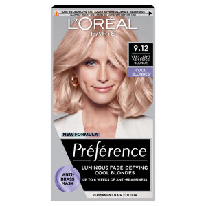 L'Oreal Paris Preference Cool Blondes 9.12 Siberia Permanent Hair Dye