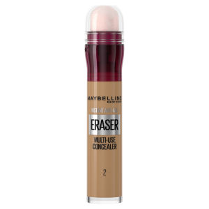 Maybelline Concealer Instant Anti Age Eraser Eye, For Dark Circles and Blemishes, 02 Nude, 6.8ml