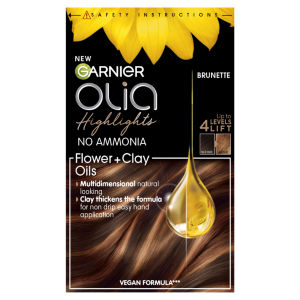 Olia Brown Highlights: 4 Levels Lift, No Ammonia, Soft Hair, for gorgeous, natural highlights.
