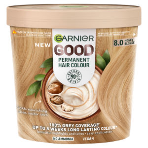 GOOD Permanent Hair Dye (Shade: 8.0 Honey Blonde) for vibrant, long-lasting colour.