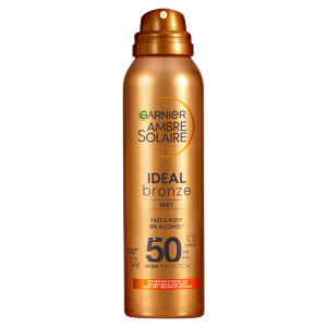 Ambre Solaire Ideal Bronze Tanning Mist, For Face & Body, SPF50, 150ml
