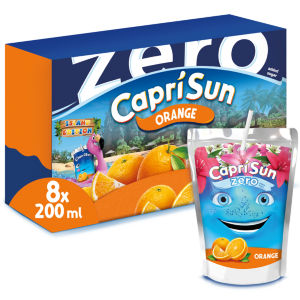 Capri-Sun Zero Orange 8 x 200ml Kids' Juice Drink