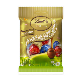 Lindt Lindor Mini Eggs Assorted Truffles 80g 