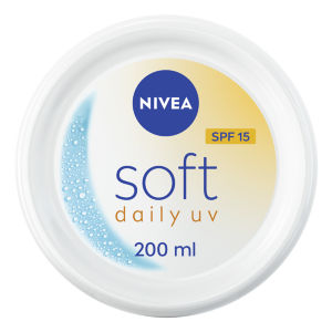 NIVEA Soft Daily UV Moisturiser for Face Hand & Body SPF15 200ml