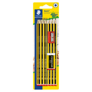 Staedtler Noris HB Pencil, Eraser & Sharpener Set