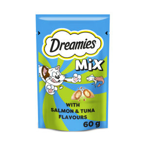 Dreamies Mix Cat Treat Biscuits with Cheese & Beef