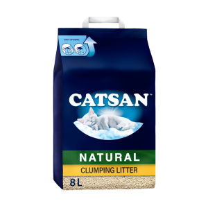 Natural 100% Biodegradable Clumping Odour Control Cat Litter 8L
