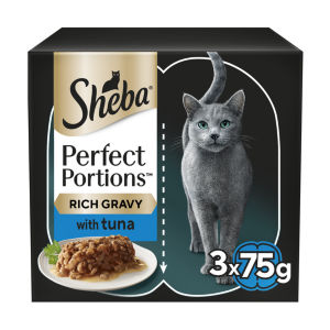 ® PERFECT PORTIONS™ Adult Wet Cat Food&nbsp; Tuna Chunks 3 x (2x37.5g) Tray