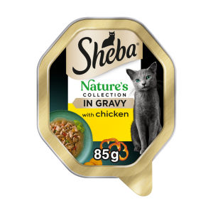 Nature's Collection Adult Cat Food Tray with Chicken in Gravy 85g