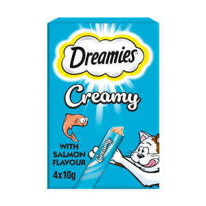 Dreamies Creamy Snack Cat & Kitten Treat with Chicken 4 x 10g