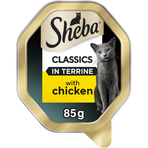 Sheba Classics Wet Adult Cat Food with Chicken in Terrine Tray