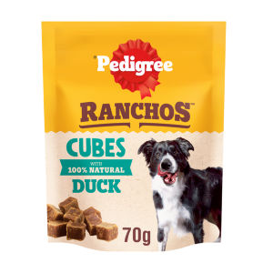 RANCHOS™ Dog Training Treat Cubes, With 100% Natural Duck, 70g