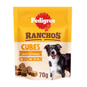 RANCHOS™ Dog Training Treat Cubes, With 100% Natural Chicken, 70g