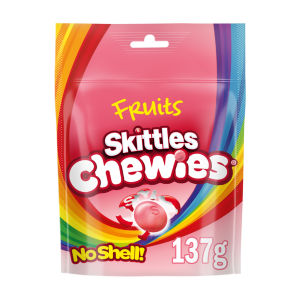Skittles Giants Vegan Chewy Sweets Fruit Flavoured  Pouch Bag 