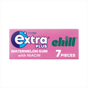 Extra Plus 7 x 15.6g Chill Watermelon Flavour Chewing Gum