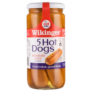Wikinger 5 Hot Dogs Bockwurst Style in Brine (380g)