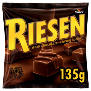 Riesen Dark Chocolate Chewy Toffee 135g