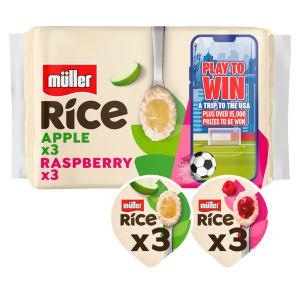 Muller Rice Low Fat Dessert - Apple & Raspberry 6 x 170g