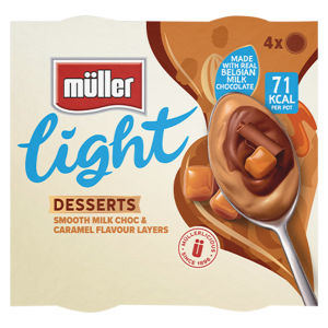 Chocolate Fix Layers Smooth Belgian Milk Chocolate & Caramel Flavour 4 x 70g (280g)