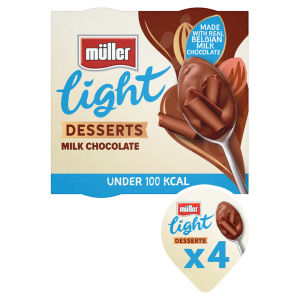 Light Choc Pot Milk Chocolate Dessert