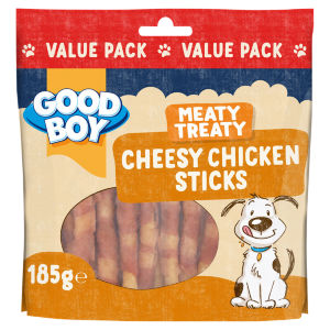Meaty Treaty Cheesy Chicken Sticks 185g