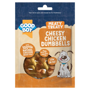 Meaty Treaty Cheesy Chicken Dumbbells 80g
