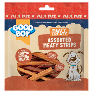 Meaty Treaty Assorted Meaty Strips 220g