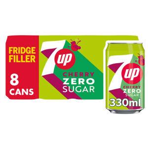 Zero Sugar Free Cherry Cans 8 x 330ml