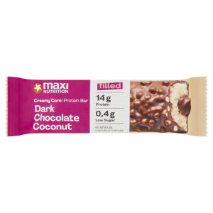 Filled Creamy Core Protein Bar Dark Chocolate Coconut