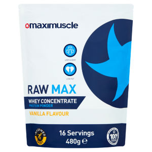 Raw Max Whey Protein Powder Concentrate Chocolate Flavour