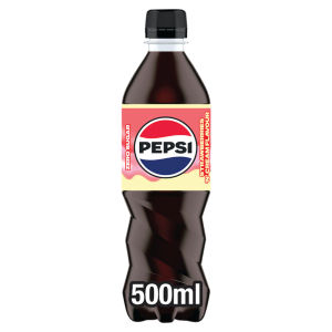 Cola Zero Sugar Strawberries 'N' Cream Flavour Bottle 500ml
