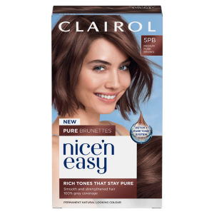 Clairol Nicen Easy Cr%C3%A8Me Pure Brunettes Permanent Hair Dye   5Pb Medium Mocha Brown