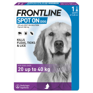 Spot On Flea & Tick Treatment For Large Dogs 20-40kg