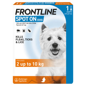 Spot On Flea & Tick Treatment For Small Dogs 2-10kg