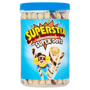 Choco Flavoured Wafer Sticks with Super Dots 346g
