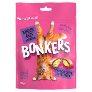 Crunchy And Soft Cat Treats Bangin Beef Flavour 6.3oz