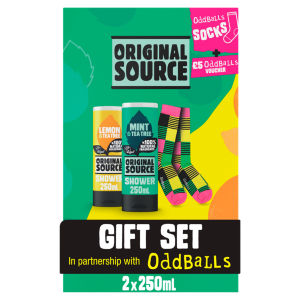 x Oddballs Gift Set with Shower Gel and Socks