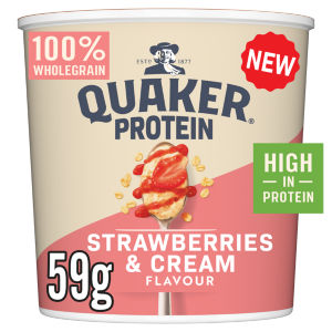 Quaker Protein Porridge Pot - Strawberries & Cream Flavour 59g