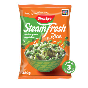 Steamfresh 2 Tender Green Vegetable Rice Steam Bags 380g