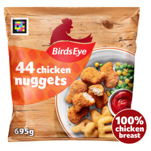 Birds Eye 44 Chicken Nuggets with Golden Wholegrain