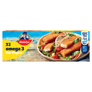 Birds Eye Omega 3 Fish Fingers 32 Pack 896g