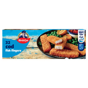 Birds Eye 32 MSC Breaded Omega 3 Fish Fingers