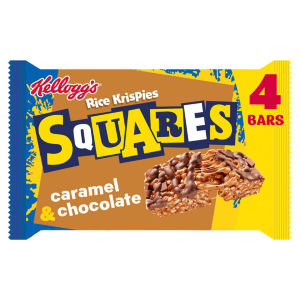Kellogg's Rice Krispies Squares Curious Caramel & Chocolate Bars  4x36g