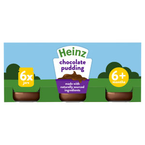 By Nature Chocolate Pudding Baby Food Jar 6+ Months 6 x 120g