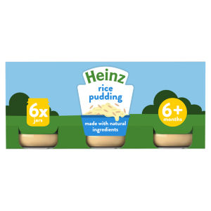 By Nature Rice Pudding Baby Food Jar Multipack 6+ Months 6 x 120g