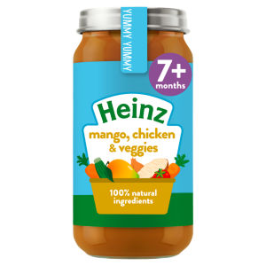 Heinz Mango, Chicken & Veggies Baby Food Jar 200g