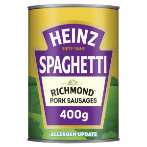Heinz Spaghetti with Richmond Pork Sausages 400g