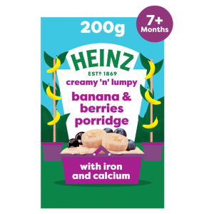 Heinz Banana Berries Porridge Baby Food 7+ Months