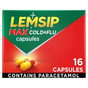 Lemsip Max Cold & Flu Lemon Sachets Paracetamol