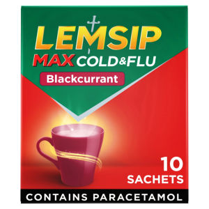 Lemsip Max Cold & Flu Blackcurrant 5 Sachets